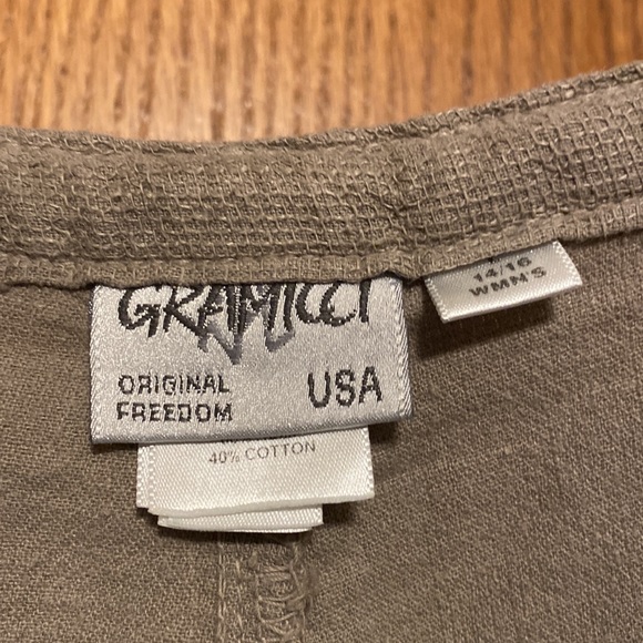 Gramicci  linen wide leg pants sized 14/16 - Picture 3 of 4